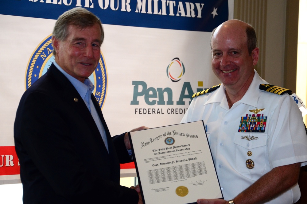 NAS Pensacola Commanding Officer earns National Navy League Award