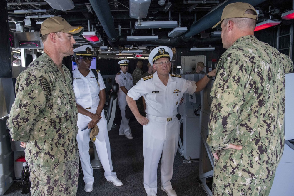 Chief of Naval Operations (CNO) Visits USS Charleston (LCS 18)