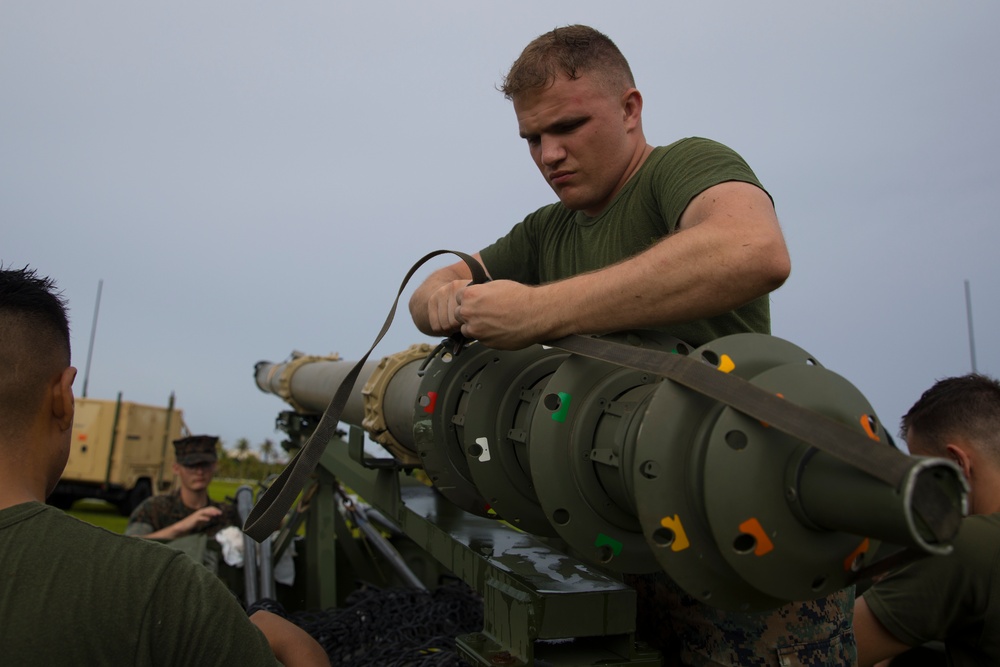 Marines with MACS-4 set up Tactical Air Operations Center