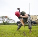 Marines with MACS-4 set up a Tactical Air Operations Center