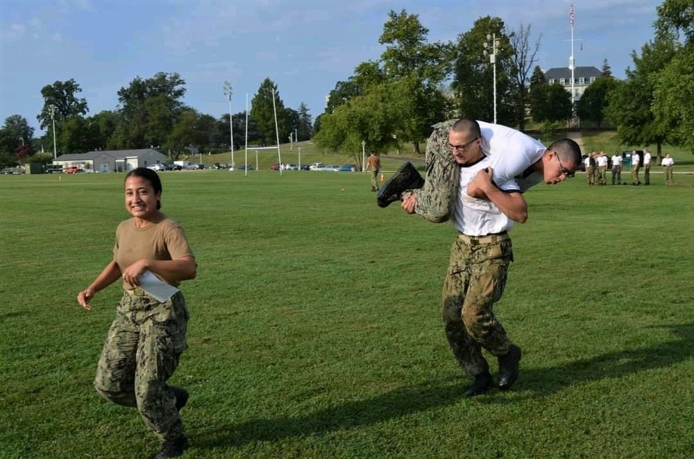 Medical coverage from Bethesda Corpsman at the Naval Academy Plebe Summer 2021.
