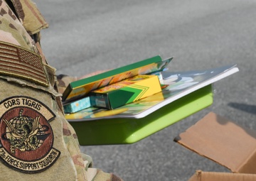 A&amp;FRC donates school supplies for Operation Homefront