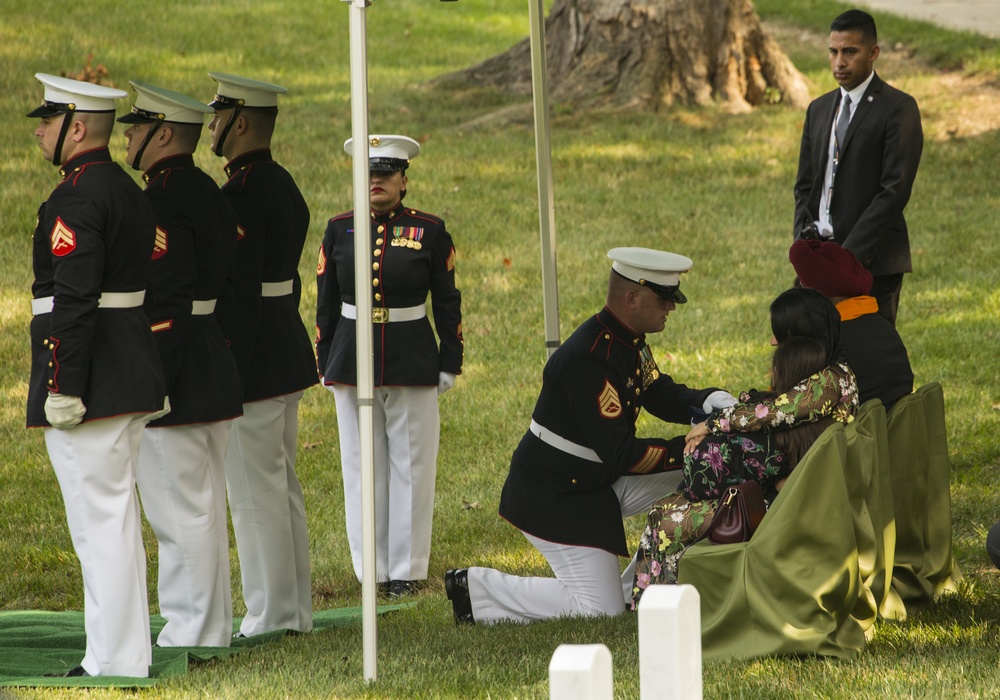 Marines Conduct Full Honors Funeral for Cpl. Gurpreet Singh