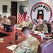 First Army CG visits with Division West command and staff