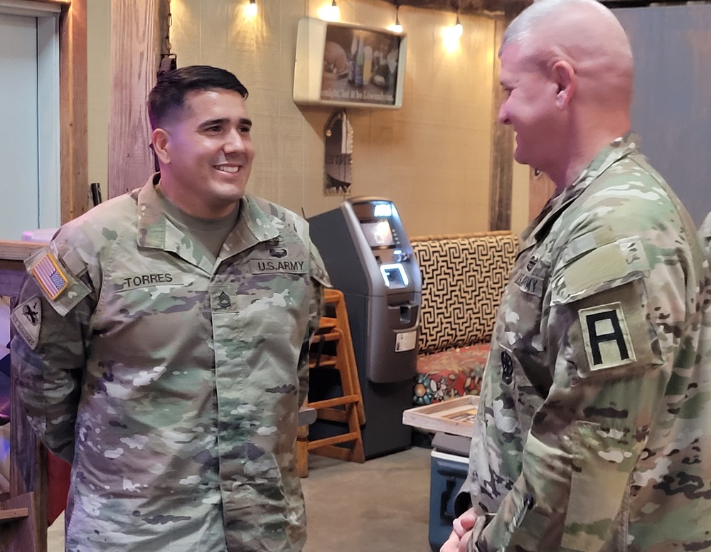 First Army CSM meets Division West OC/Ts