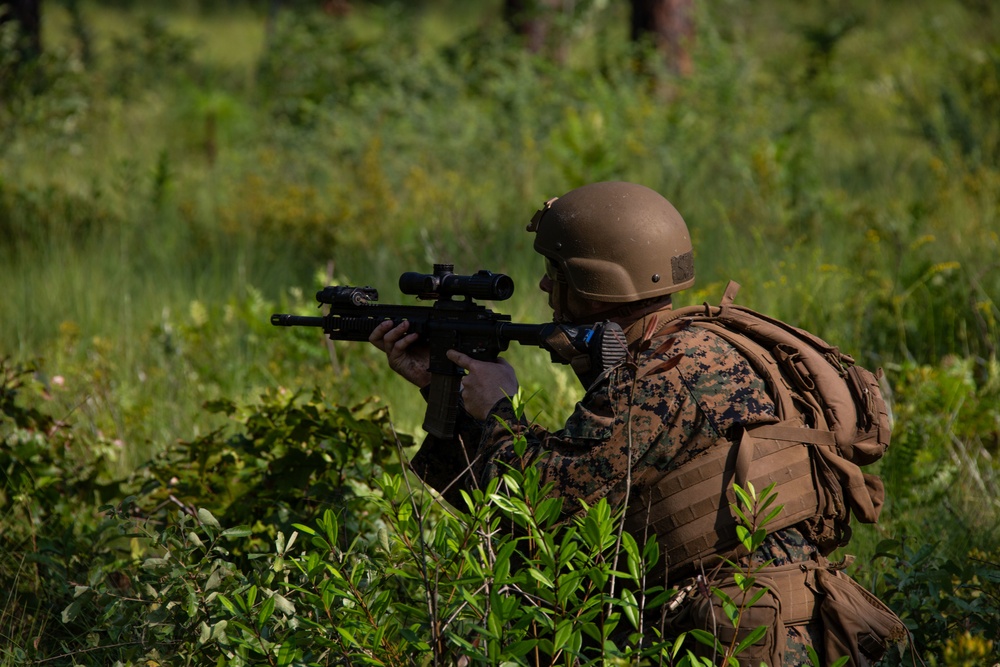 Week two for the new Infantry Marine Course for entry-level Marine training