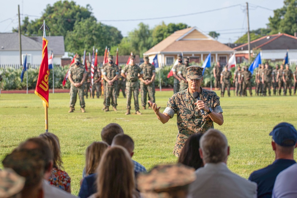 4th Marine Aircraft Wing Change of Command