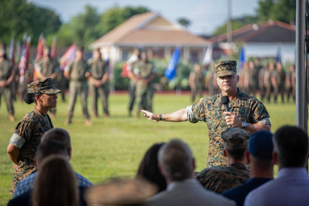 4th Marine Aircraft Wing Change of Command