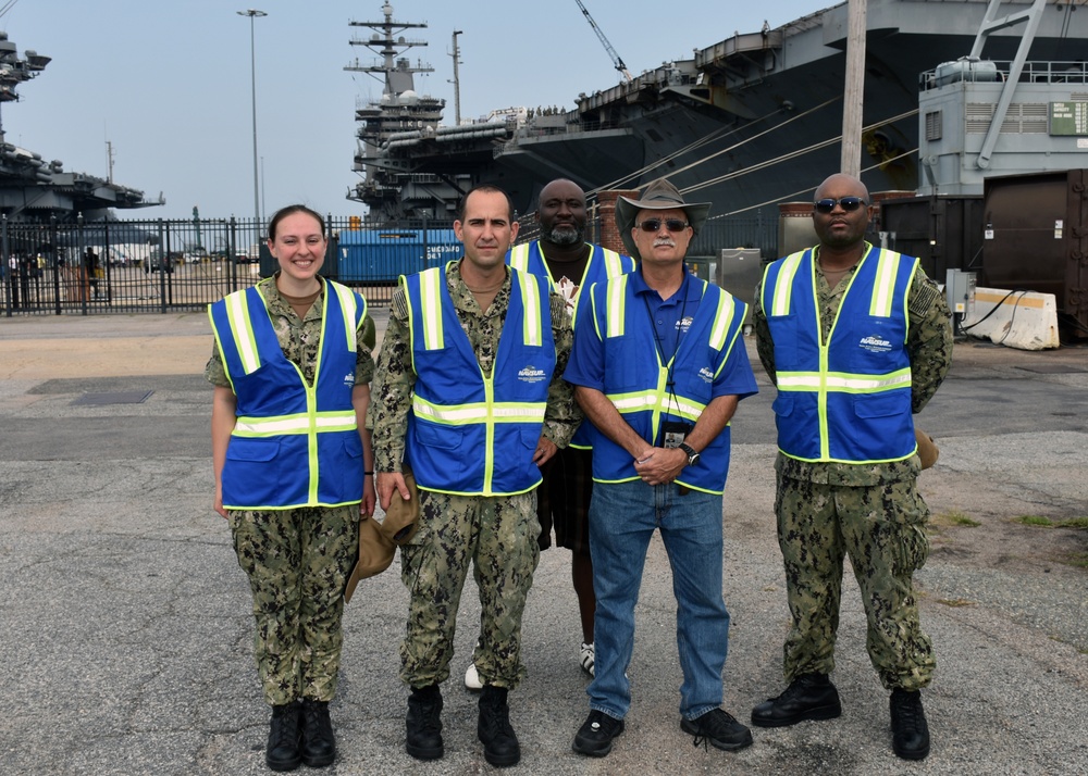 NAVSUP FLC Norfolk Logistics Support Center Supported Eisenhower Through Recent Deployment