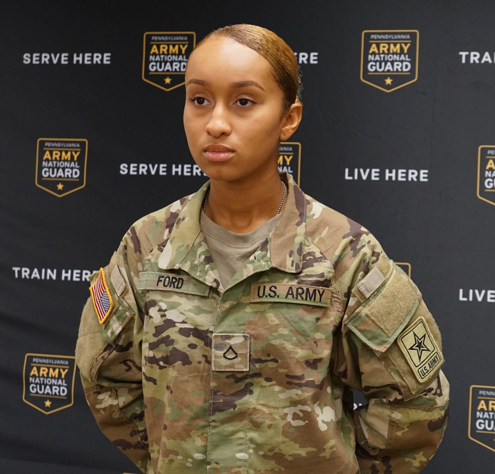 Pa. Army National Guard welcomes first female infantry recruit