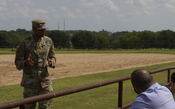 Civilians attend a day in the life of a soldier on Fort Hood