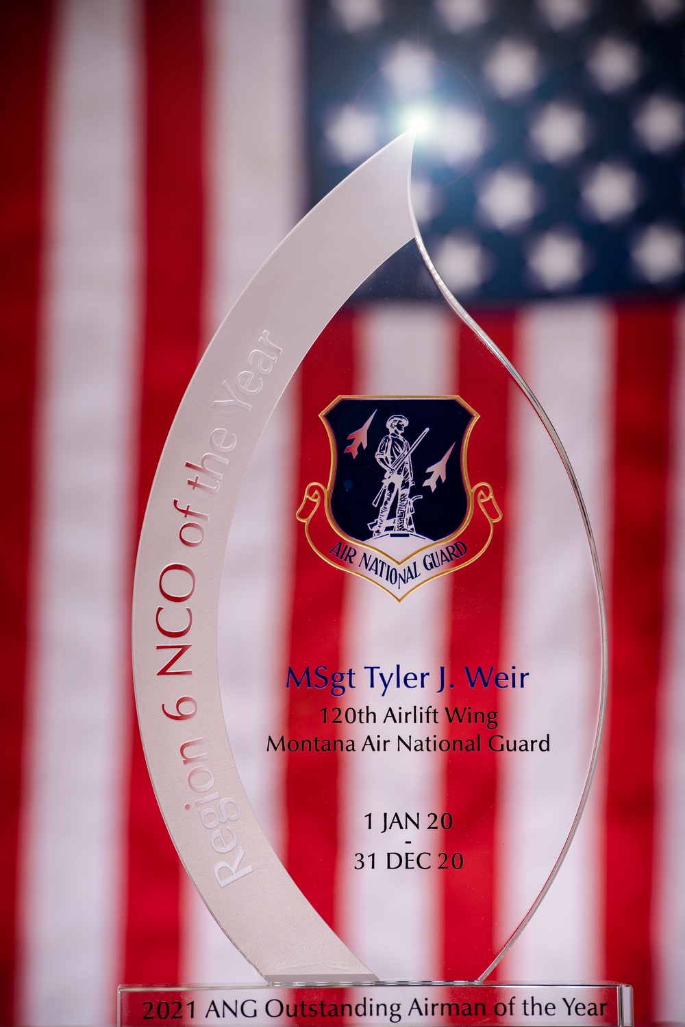 ANG's Outstanding NCO of the Year: MSgt Tyler Weir