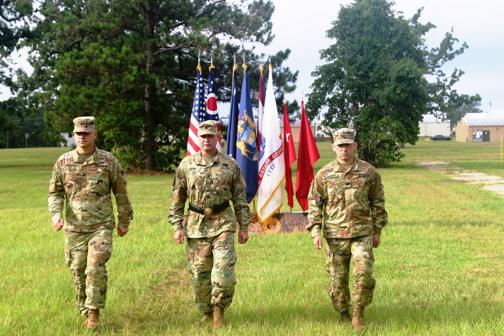 37th IBCT conducts change of command during monthlong training at JRTC