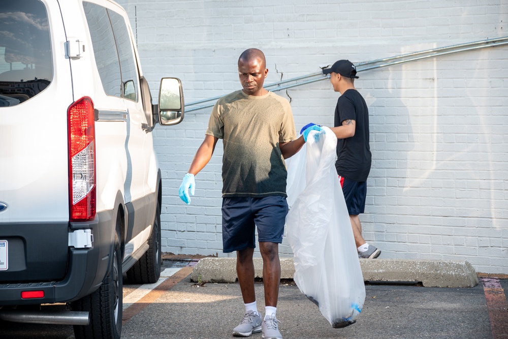 Washington Navy Yard base clean-up