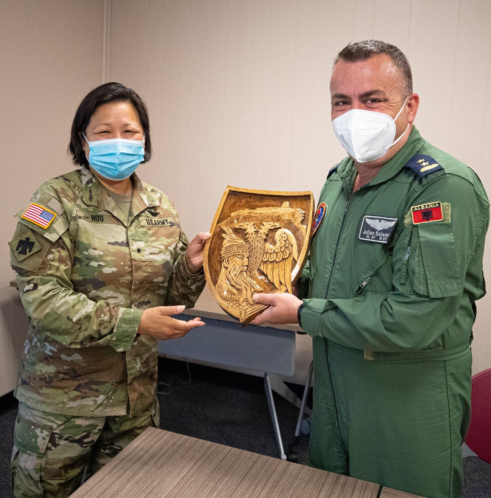 Albanian pilots complete UH-72 Lakota familiarization with New Jersey Army National Guard