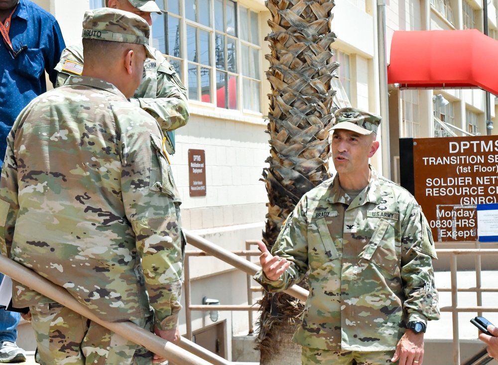 First Army command team visits DPTMS