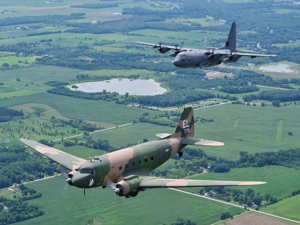 Gunship Legacy Flight on full display at EAA AirVenture Oshkosh 2021