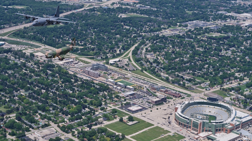 Gunship Legacy Flight on full display at EAA AirVenture Oshkosh 2021