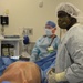 U.S. Army Surgeon General participates in a medical trauma simulation at Tripler Army Medical Center