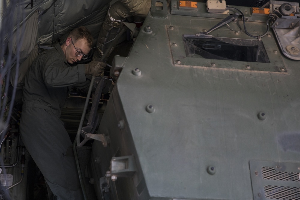 Talisman Sabre 21: U.S. Marines with VMGR-152 transport HIMAR