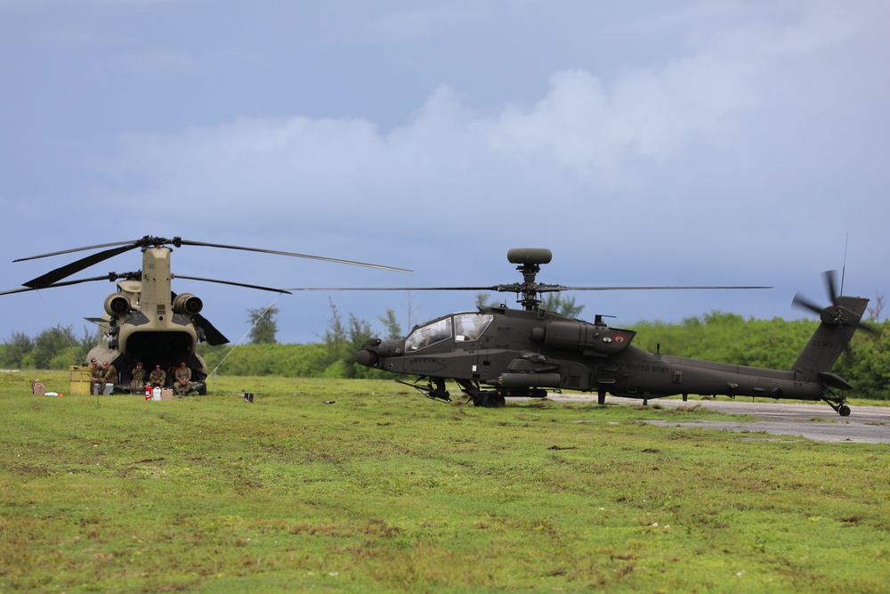 Soldiers Conduct Refuel Mission on Tinian