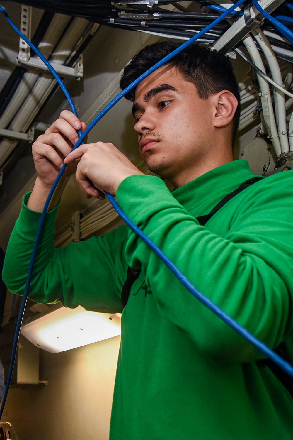 USS Ronald Reagan (CVN 76) Cable Installation