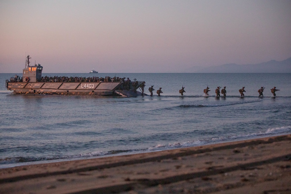 Talisman Sabre 21:  US, Australian, UK, Japan forces conduct amphibious landing exercise