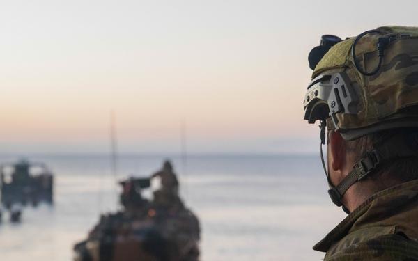 Talisman Sabre 21:  US, Australian, UK, Japan forces conduct amphibious landing exercise