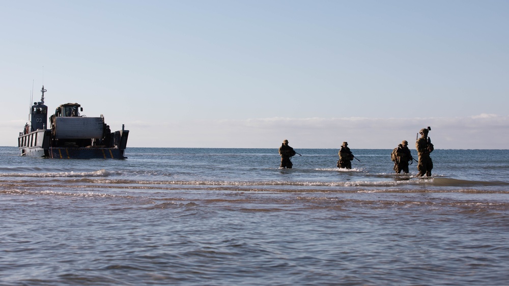 Talisman Sabre 21:  US, Australian, UK, Japan forces conduct amphibious landing exercise