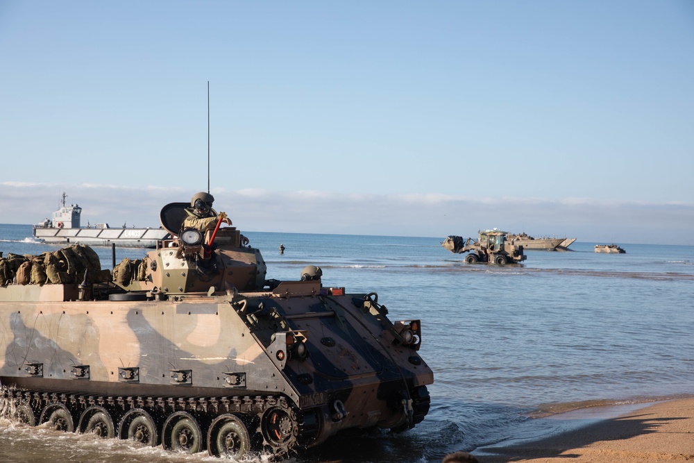 Talisman Sabre 21:  US, Australian, UK, Japan forces conduct amphibious landing exercise