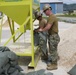 U.S. Navy Seabees in Guam set up an Asphalt Batch Plant