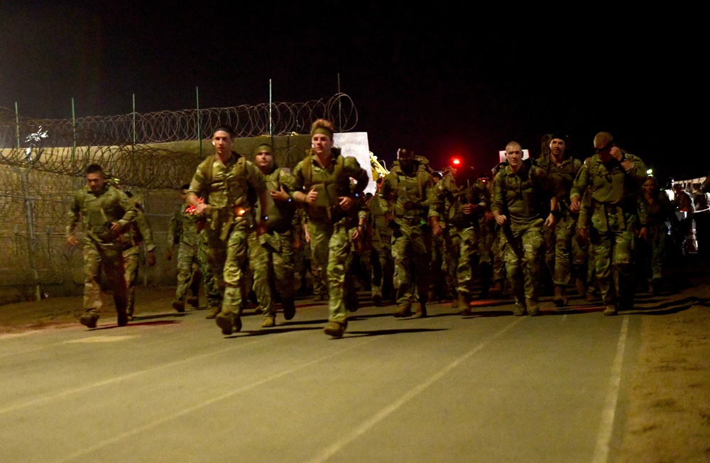 Norwegian Foot March In Djibouti, Africa