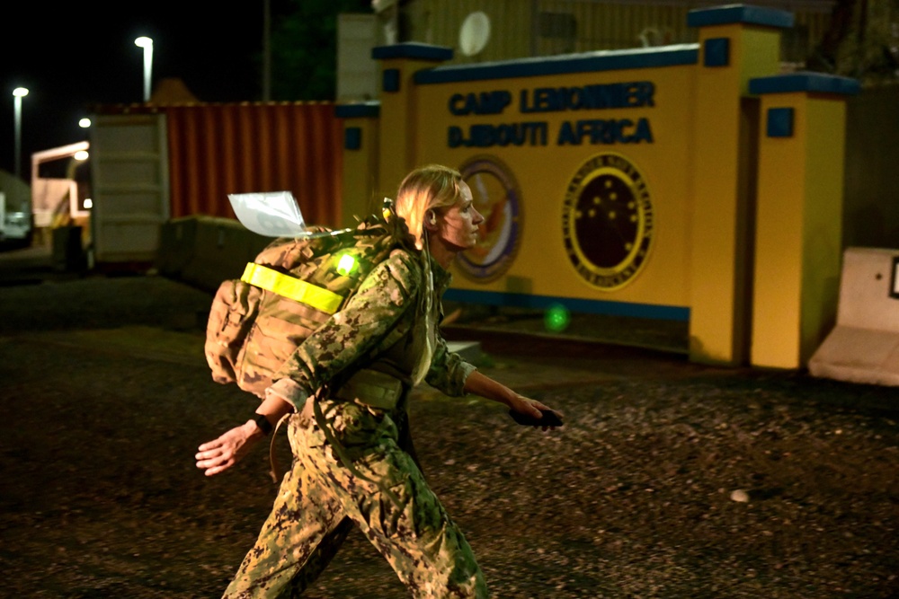 Norwegian Foot March In Djibouti, Africa