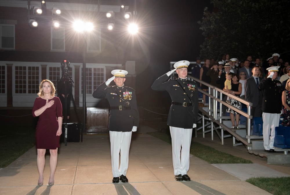 DSD Hicks attends Marine Barracks 8th and I Parade