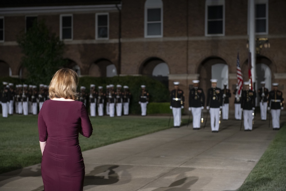 DSD Hicks attends Marine Barracks 8th and I Parade