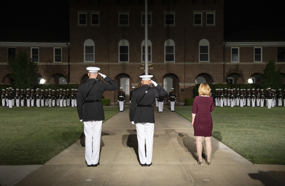 DSD Hicks attends Marine Barracks 8th and I Parade