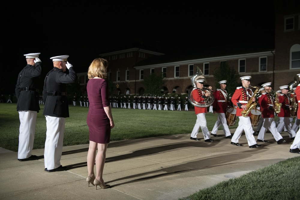 DSD Hicks attends Marine Barracks 8th and I Parade