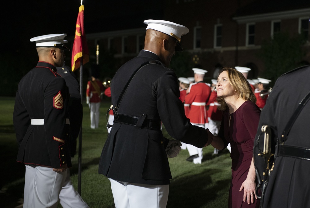 DSD Hicks attends Marine Barracks 8th and I Parade