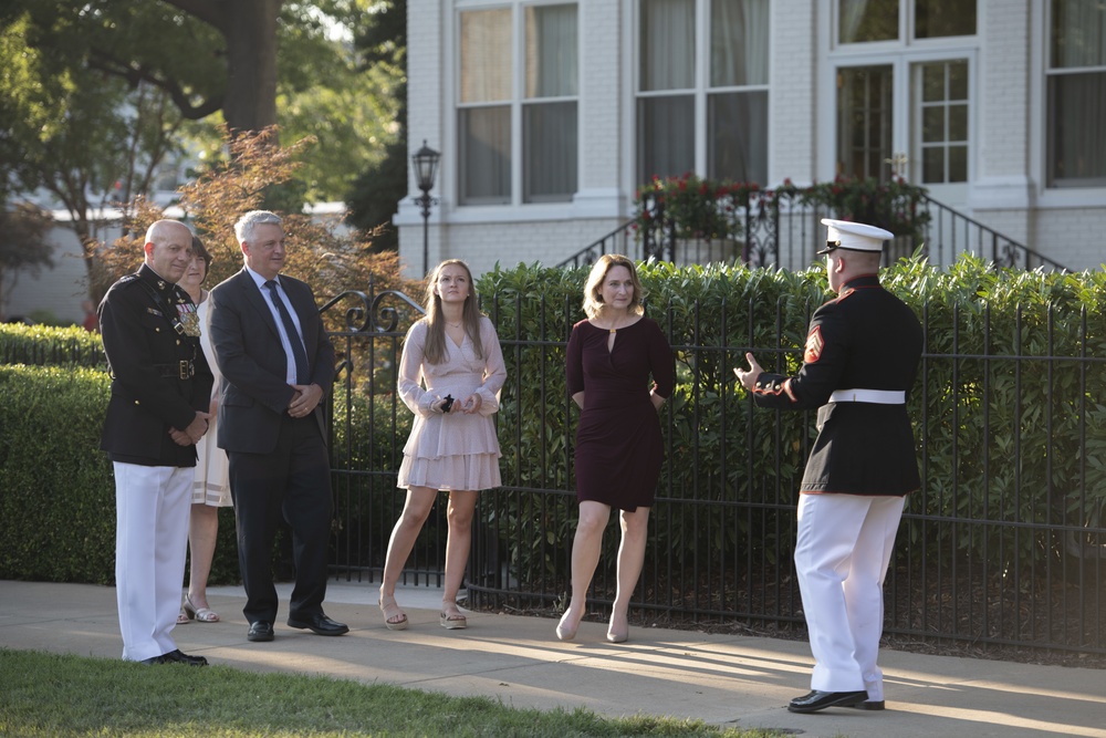 DSD Hicks attends Marine Barracks 8th and I Parade