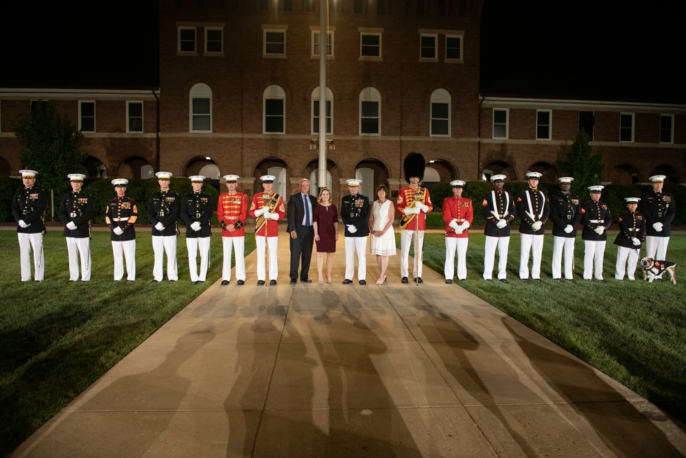 DSD Hicks attends Marine Barracks 8th and I Parade