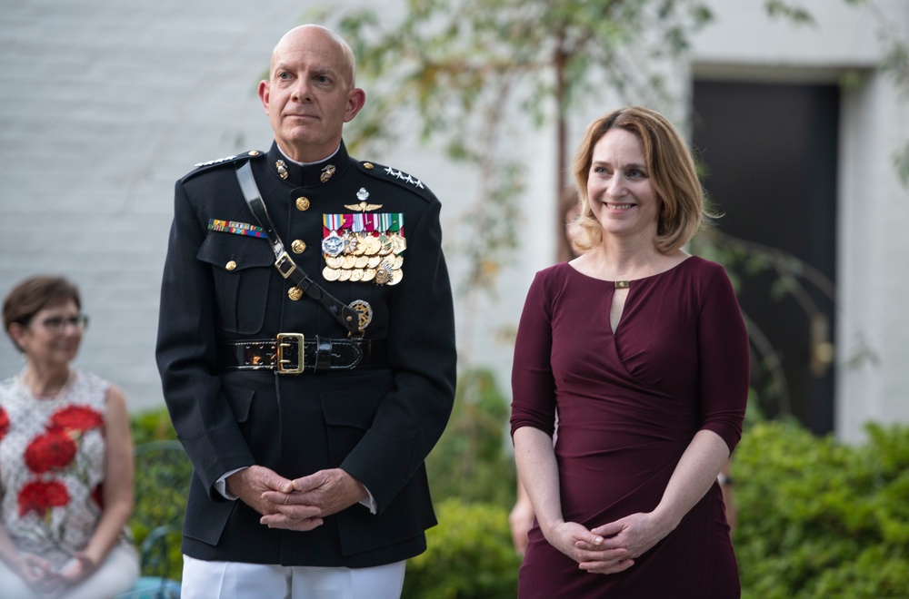 DSD Hicks attends Marine Barracks 8th and I Parade