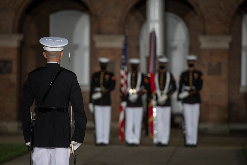 DSD Hicks attends Marine Barracks 8th and I Parade