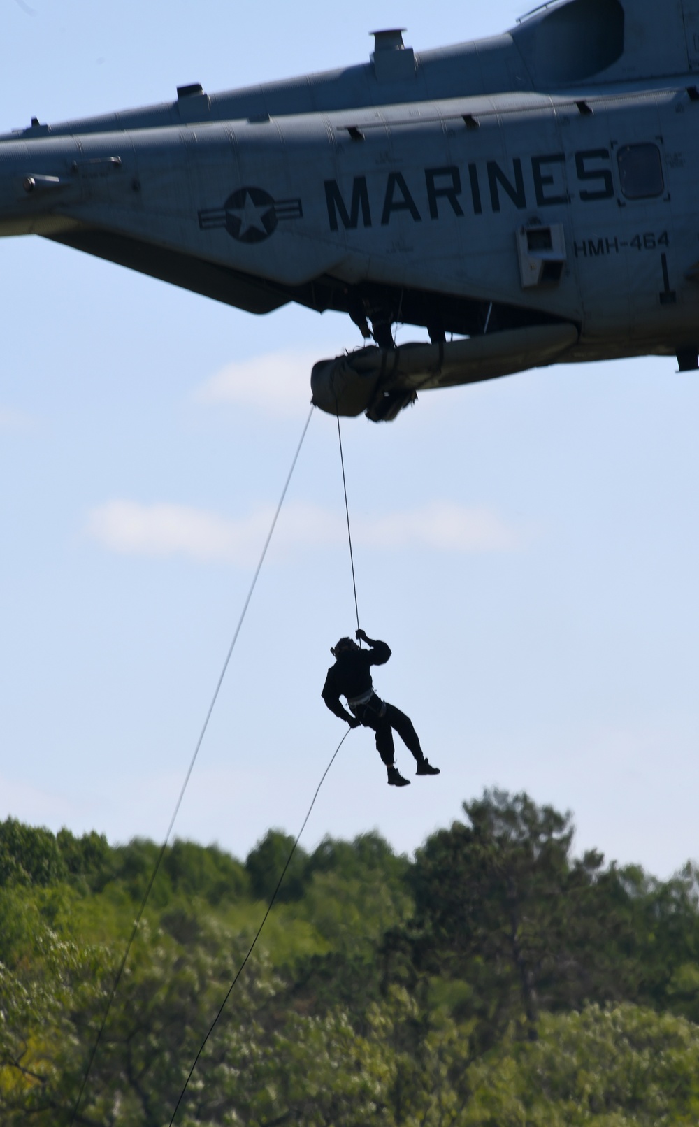 Latvian SOF, Marines rappel training at Northern Strike 21