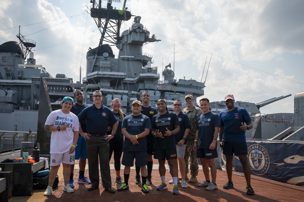 Battle of the Branches at the Battleship New Jersey