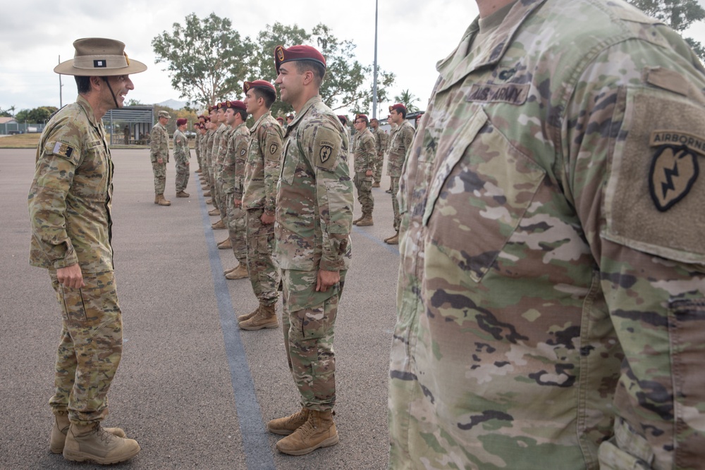 Talisman Sabre 21: 114 US paratroopers awarded Australian parachute wings