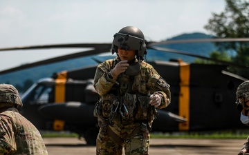 Combine Hoist Medical Evacuation Operations Training