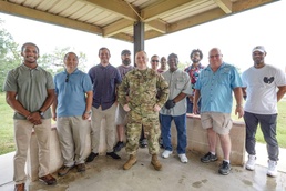 688th Cyberspace Wing Cyberspace Systems Support team bid farewell to Staff Sgt. James Swanson