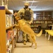 Military Working Dog team on Camp Walker