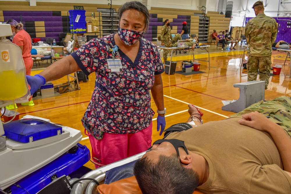 HIARNG partners to conduct a Blood Drive