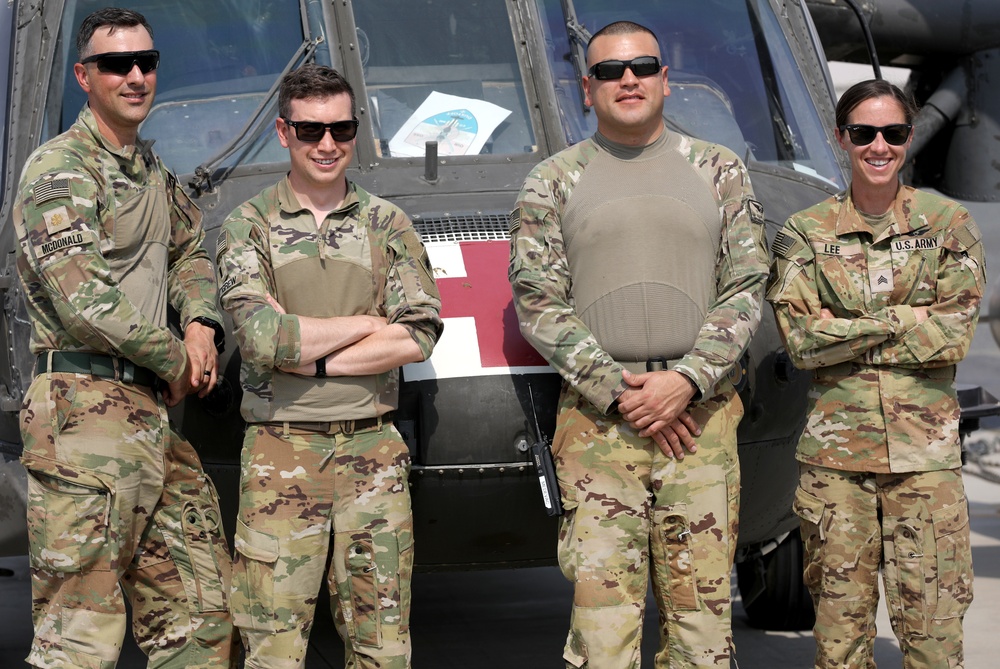 COVID-19 adds intensity to Golf Company MEDEVAC mission